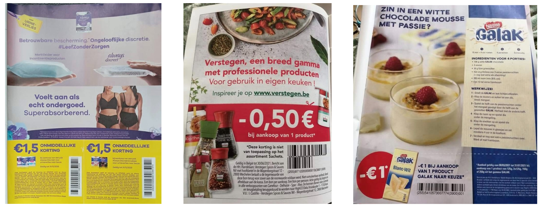 Papieren bonnen magazines