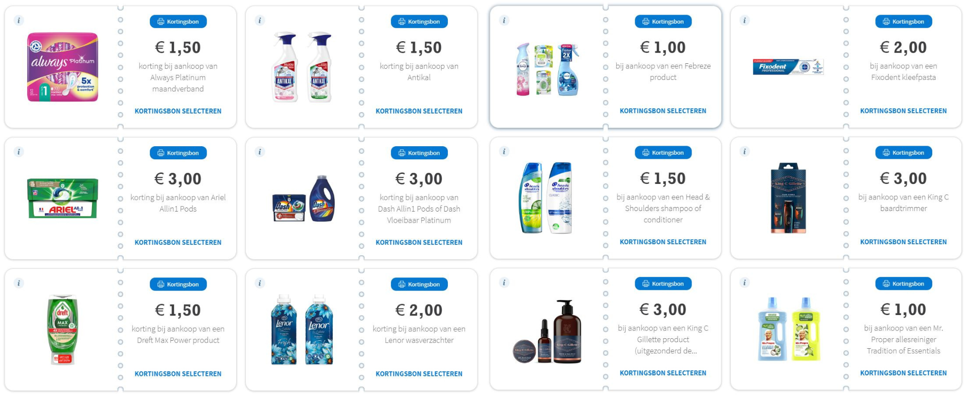 Digitale bonnen Zin in meer